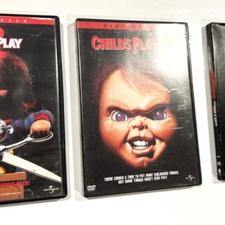 Set of 3 DVD's,  Freddy's Dead, Child's Play 2, Child's Play 3.