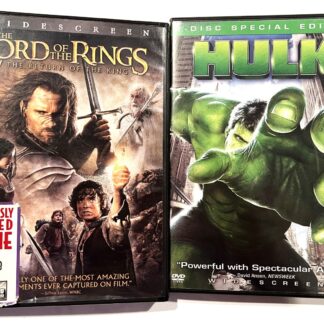 2 Sets: Lord of the Rings, The Return of the King (2 Disc), Hulk (2 Disc)