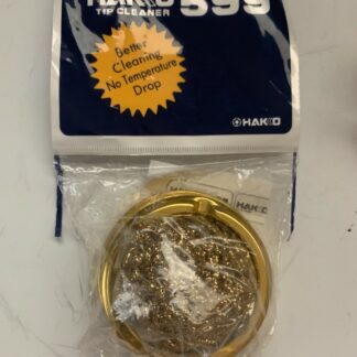 Genuine Hakko 599 Solder Tip Cleaner, Non-Abrasive Brass, Universal, 1pc