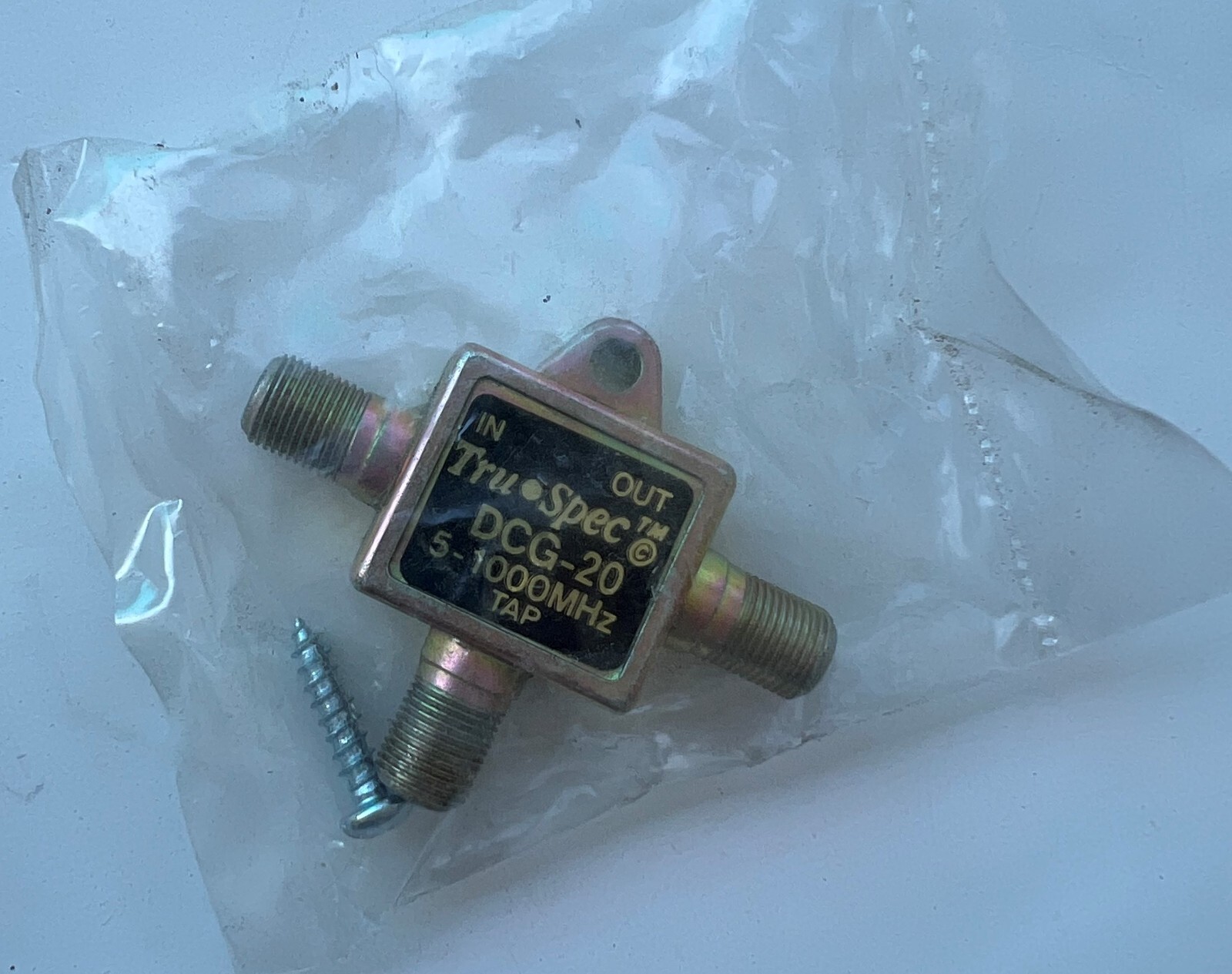 LOT of 2 Tru-Spec DCG-20 Single Tap Splitter 5-1000MHz