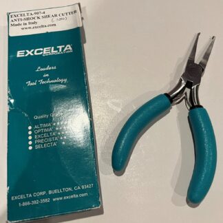 NEW  Excelta 907-4 Anti-Shock Shear Cutter Pliers Carbon Steel .050 Italy