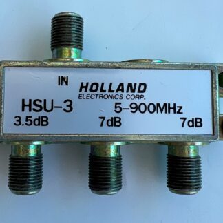 LOT OF 2 Holland HSU-3  5-900MHz Diecast Satellite Cable TV  Splitter