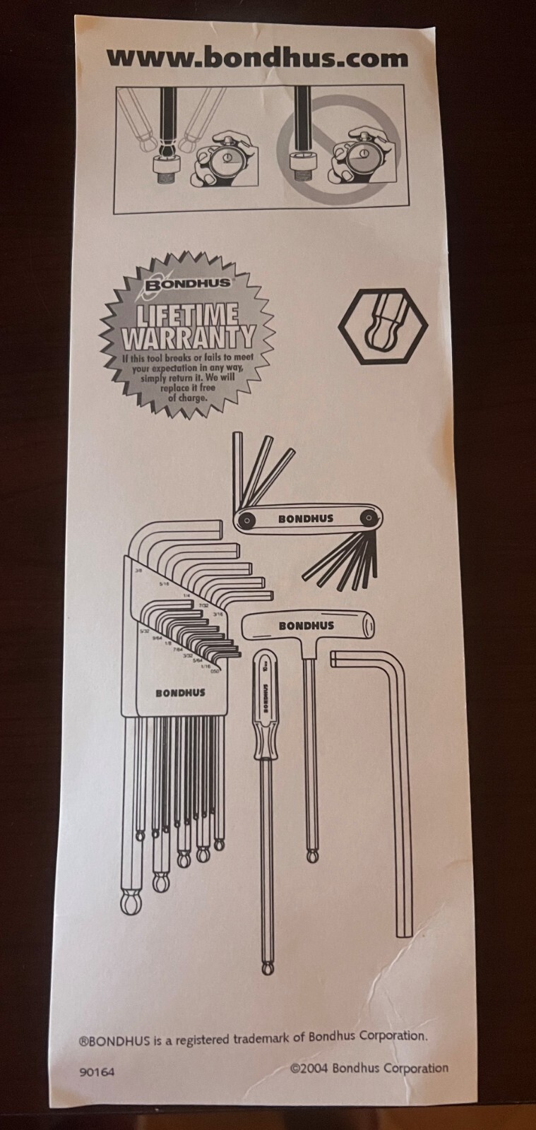 NEW Bondhus 10632 8Pc. Balldriver Screwdrivers Lifetime Warranty sizes .050-5/32 - Image 5