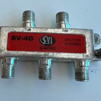 LOT OF 2 SVI SV-4G 5–1000MHz 4-Way Splitter