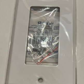 LOT OF 25 TAYMAC WW-R Single Decorator Device Wall Plate  METAL/ WHITE/ SMOOTH