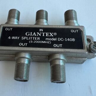 LOT OF 2  Giantex DC-1408  5–2000MHz 4-Way Splitter