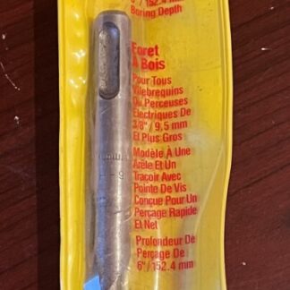 NEW IRWIN #49916 1" 25.4mm WOOD AUGER DRILL BIT FOR 3/8"-9.5mm POWER DRILLS