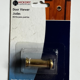 Hickory Hardware Door Viewer 160 Degree, 2311 Solid Brass 1-3/8 to 2 inch doors