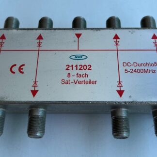 NAS 211202  8-Fach Sat-Verteiler Splitter 5-2400MHz