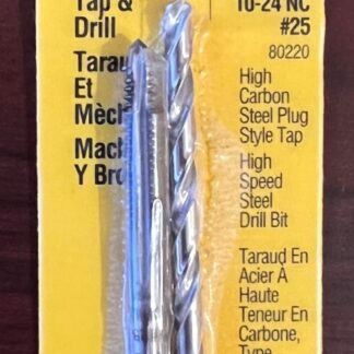 NEW Hanson USA 10-24 NC Tap Set with Drill Bit #25 USA Lifetime Warranty