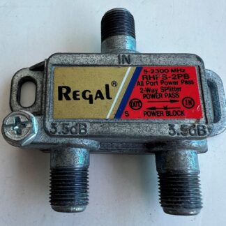 Lot Of 2  Regal  RHFS-2PB  5-2300MHz  All Port Power Pass 2-Way Splitter