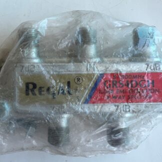 NEW  Lot Of 2    Regal  GRS4DGH  5-1000MHz   110dB EMI Isolation  4-Way Splitter