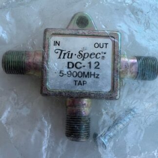 NEW   LOT OF 2    Tru-Spec  DC-12   5-900MHz   2-Way  Sat Cable TV   Splitter