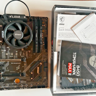 Combo B450 Tomahawk MAX II MS-7C02 + AMD Ryzen 5 3600 6-Core CPU + 32GB DDR4