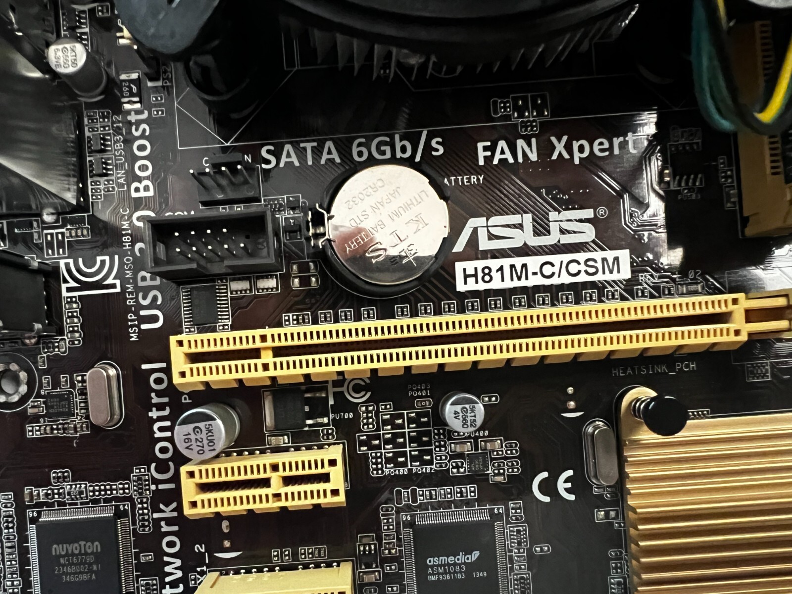 Asus H81M-C/CSM MoBo + Intel i3-4150 3.5GHz CPU + HeatSink + 8GB RAM + PowBut - Image 9