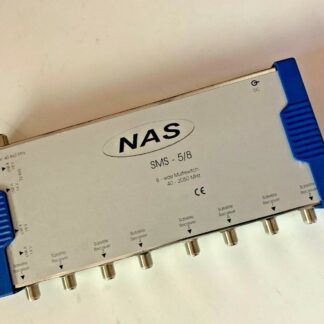 NAS 8-Way Multiswitch 40-2050 MHz Satellite Switch for 8 Receivers SMS-5/8 w/DC