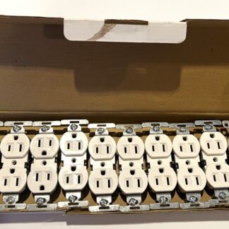 Leviton HDS335062 15-Amp 125-Volt  Duplex Outlet Receptacles White 10-Pack