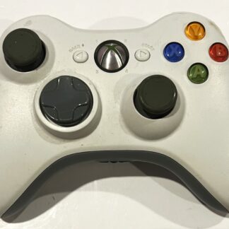 Official Microsoft Xbox 360 White Wireless Controller Works Great Authentic