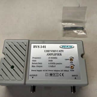 UHF VHF CATV Secure Cable TV Amplifier NAS BVS 3-01 30dB 47-862MHz